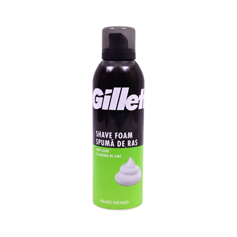 GILLETTE SHAVING FOAM LIME SCENT 200 ML