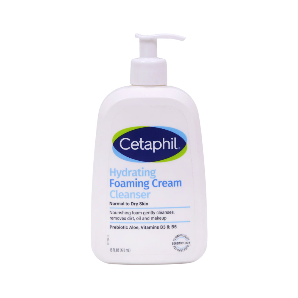 CETAPHIL HYDRATING FOAMING CREAM CLEANSER NORMAL SKIN 473ML