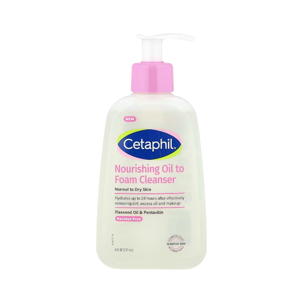 CETAPHIL NOURISHING OIL TO FOAM CLEANSER 237ML