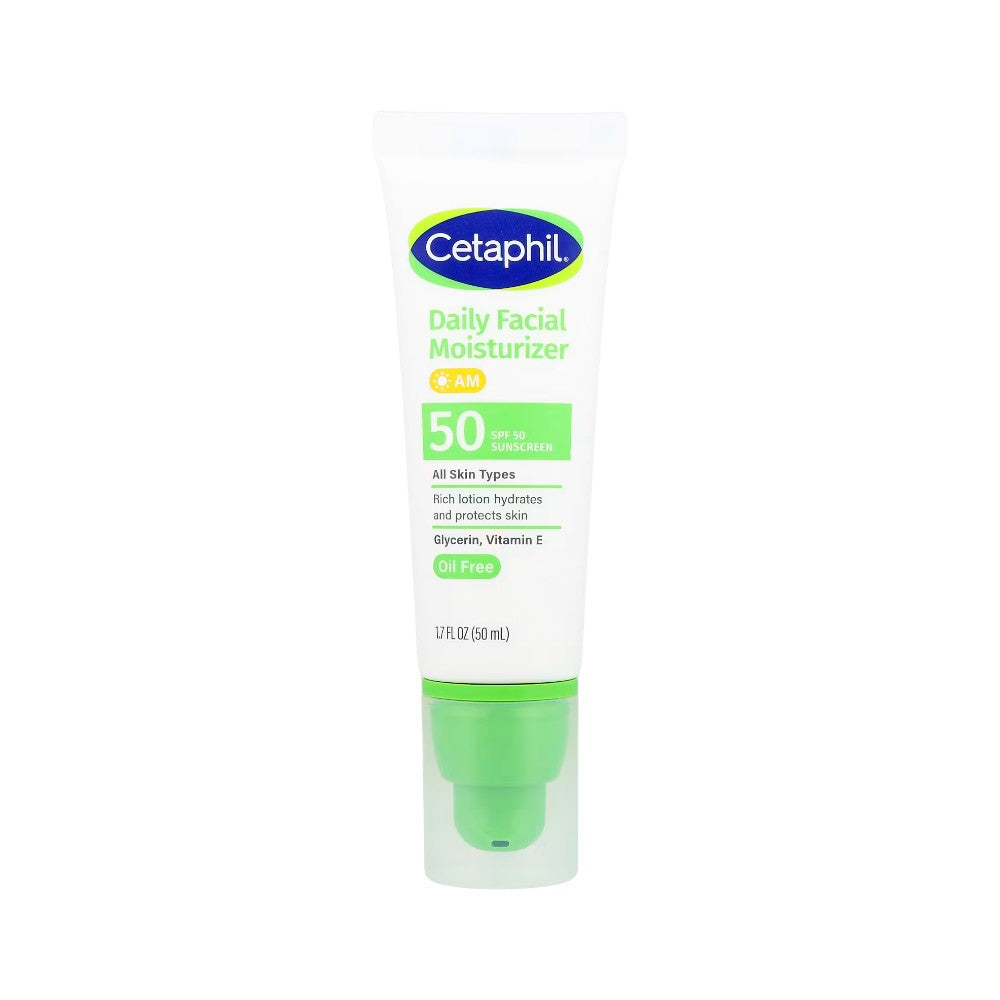 CETAPHIL DAILY FACIAL MOISTURIZER WITH SUNSCREEN SPF 50 + DR