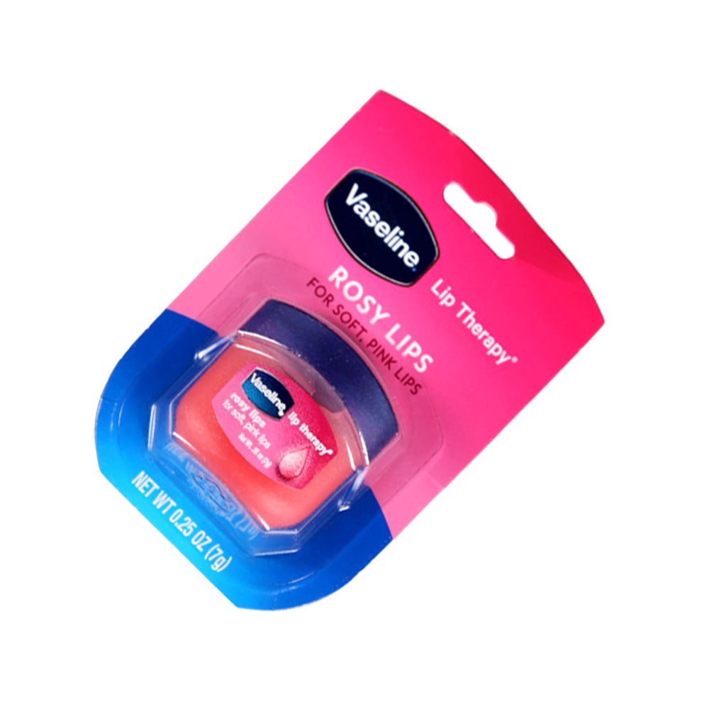  Vaseline Lip Therapy Rosy Lips 0.25 Oz./7 Grams, Pack