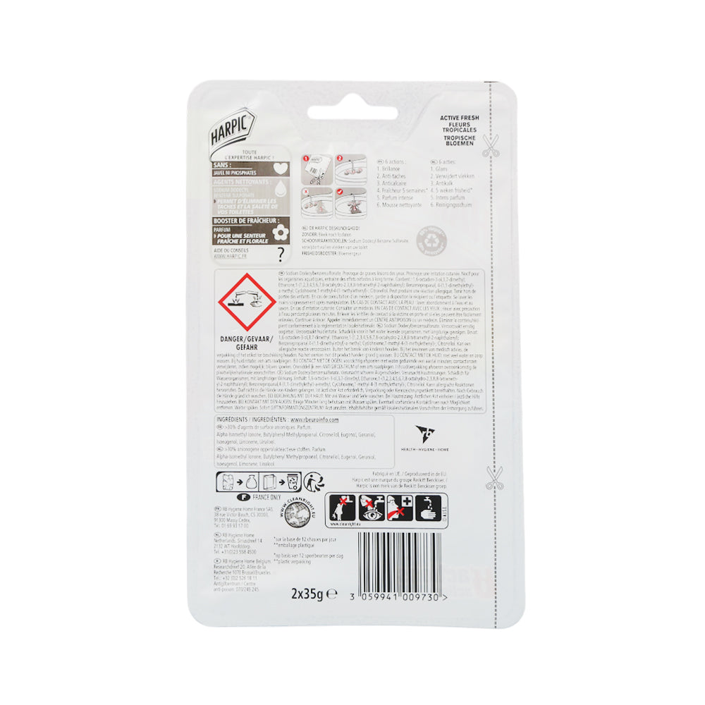 HARPIC AIR FRESHNER FRAICHEUR ACTIVE FRISHEID 35GM
