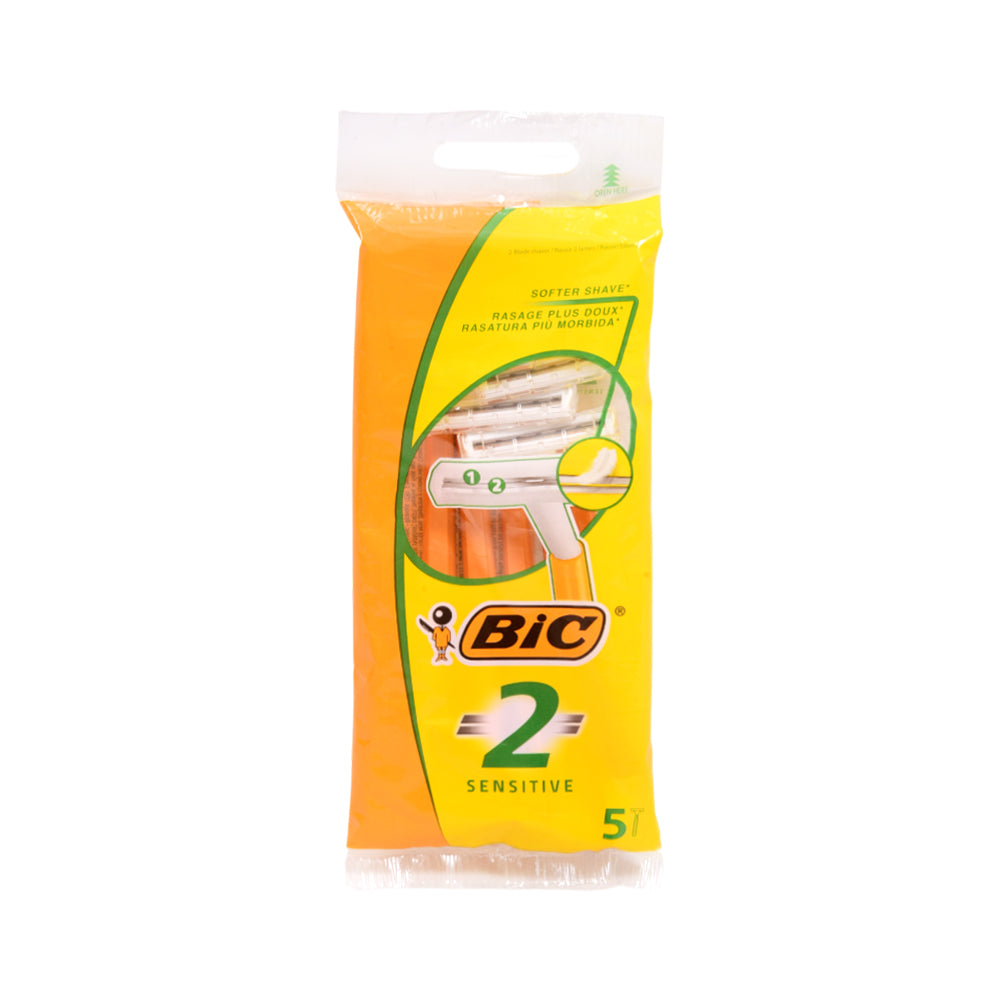 BIC 2 RAZOR SENSITIVE 5PC PACK