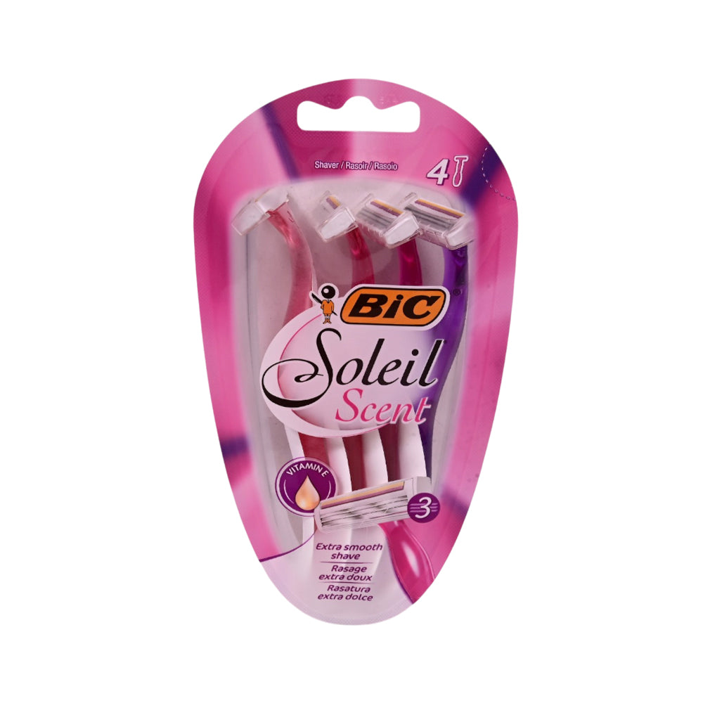 BIC RAZOR SOLEIL SCENT 4PC PACK