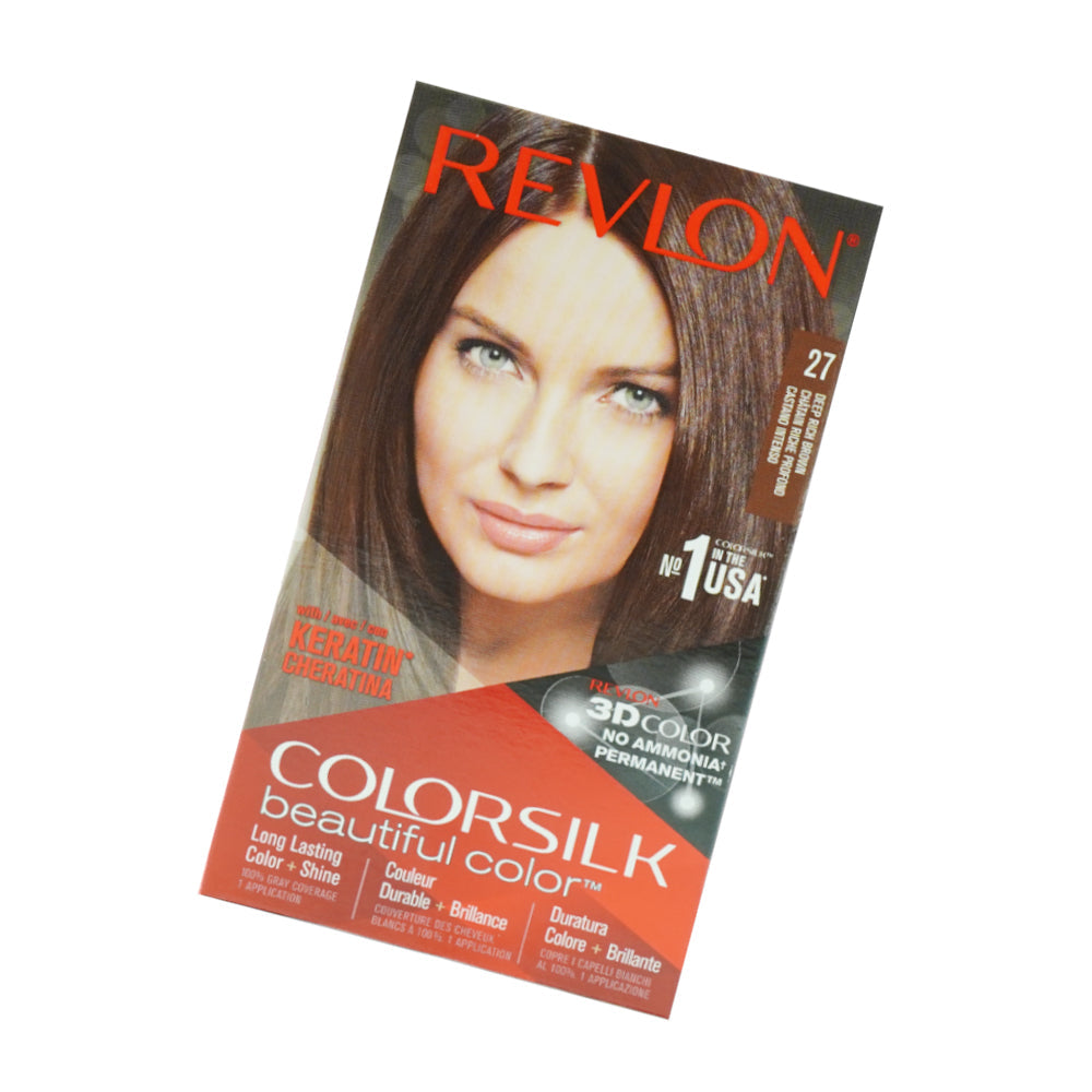 REVLON HAIR COLOR SILK DEEP BROWN 27