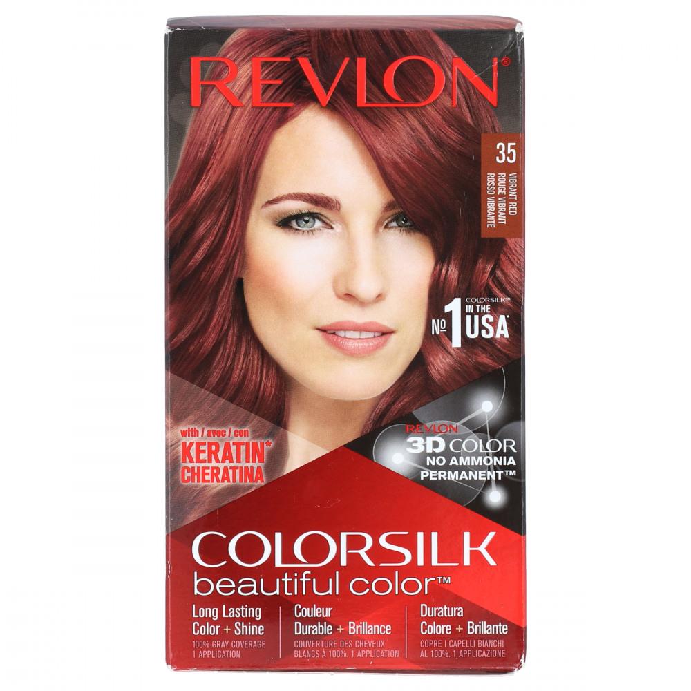 REVLON HAIR COLOR SILK VIBRANT RED 35