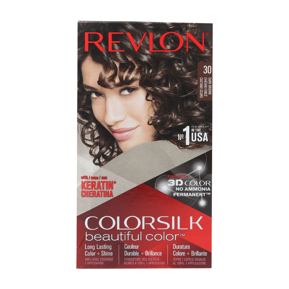 REVLON HAIR COLOR SILK DARK BROWN 30 – Al-Fatah