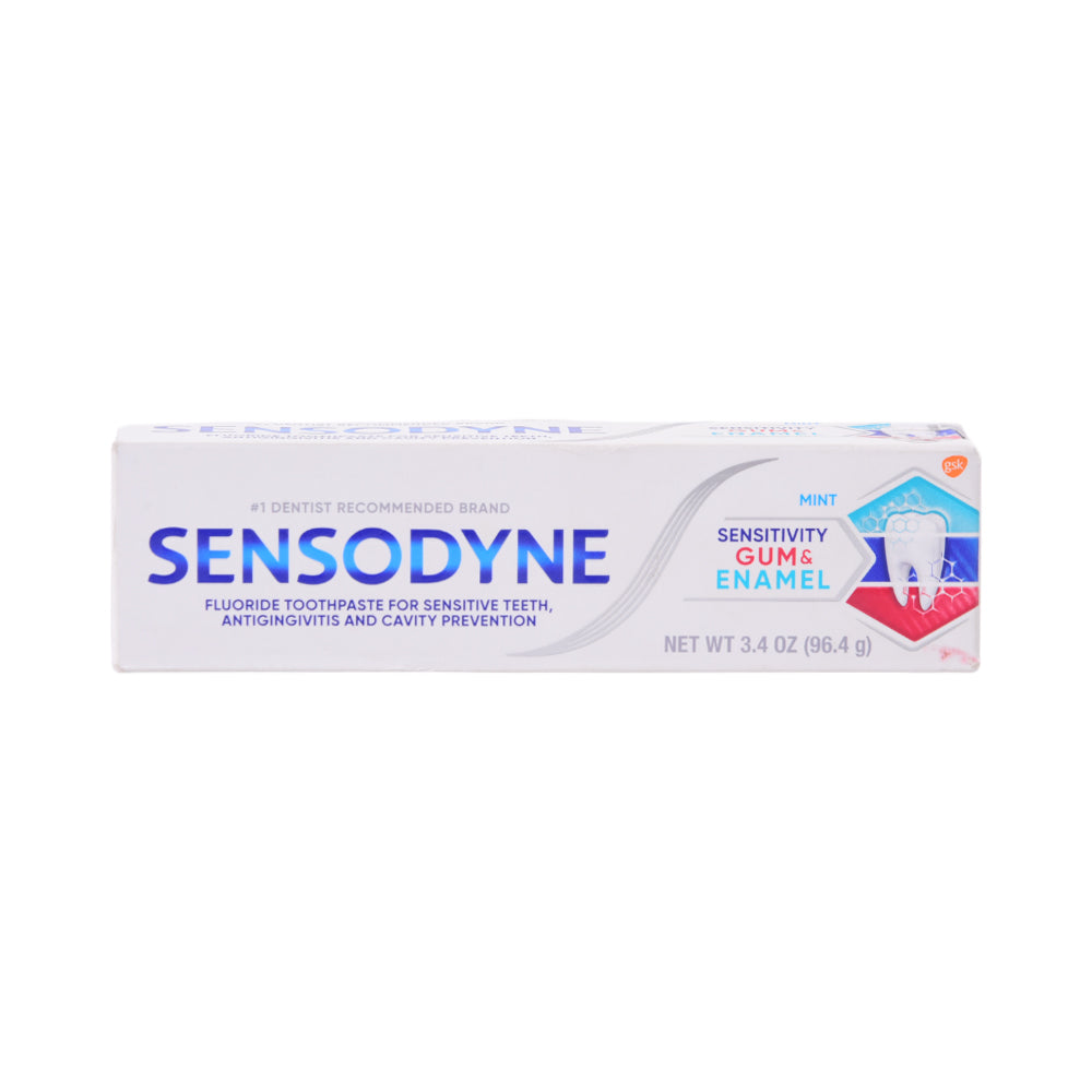 SENSODYNE TOOTHPASTE SENSTIVITY GUM AND ENAMEL 96.4 GM – Al-Fatah