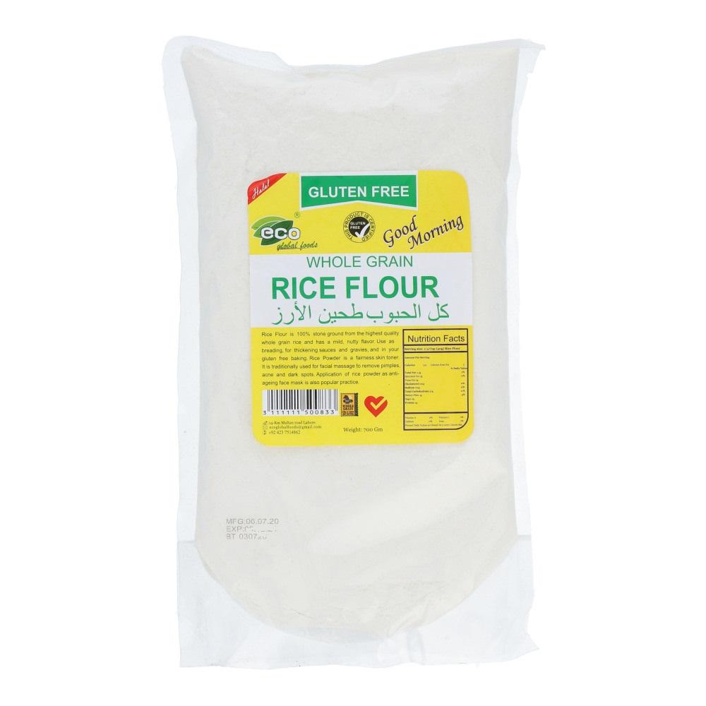 ECO WHOLE GRAIN RICE FLOUR 700 GM