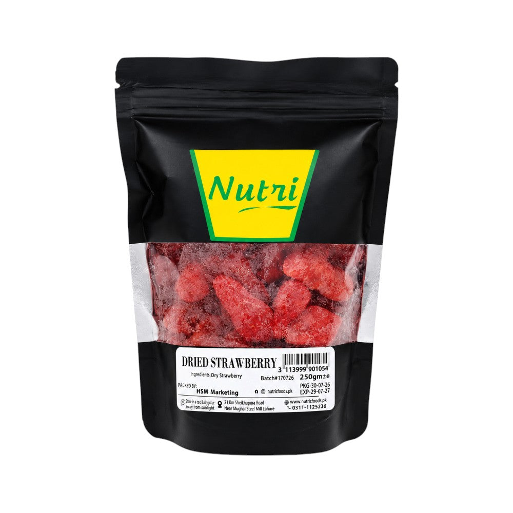 NUTRI DRIED STRAWBERRY 250 GM