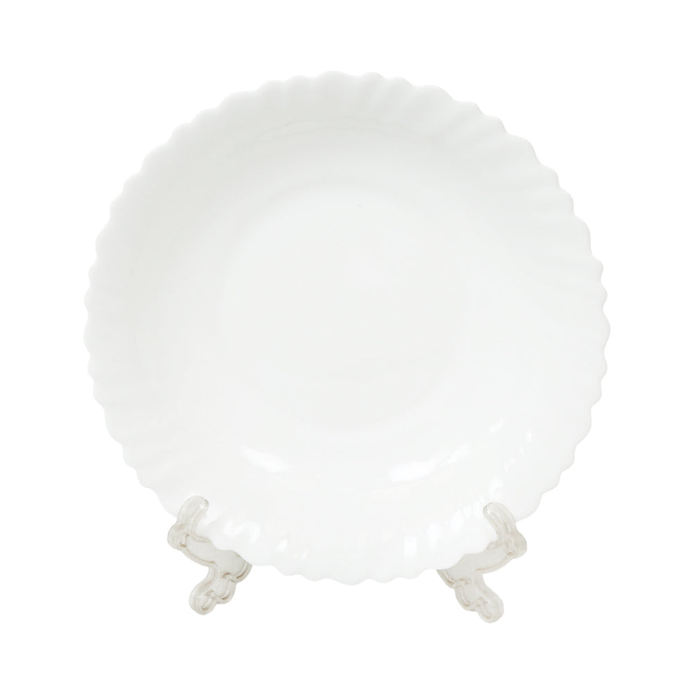 PLATE DEEP 8INCH MANAL WHITE M0104