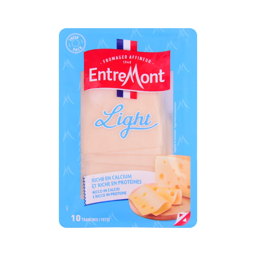 ENTRE MONT CHEESE LIGHT RICHE EN CALCIUM 10S 150 GM