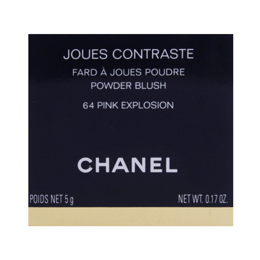 CHANEL JOUES CONTRASTE POWDER BLUSH 64 PINK EXPLOSION 5G