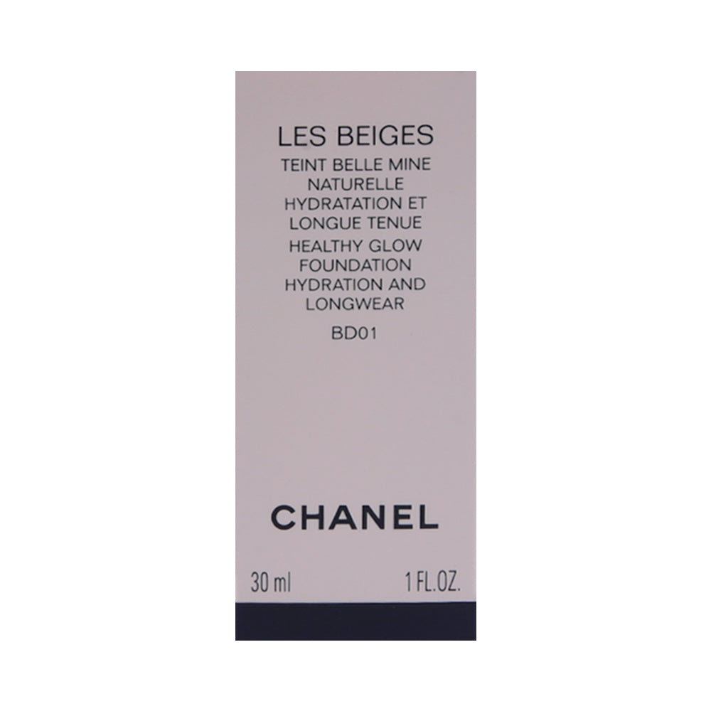 CHANEL LES BEIGES TEINT HEALTHY GLOW FOUNDATION BD01 30ML