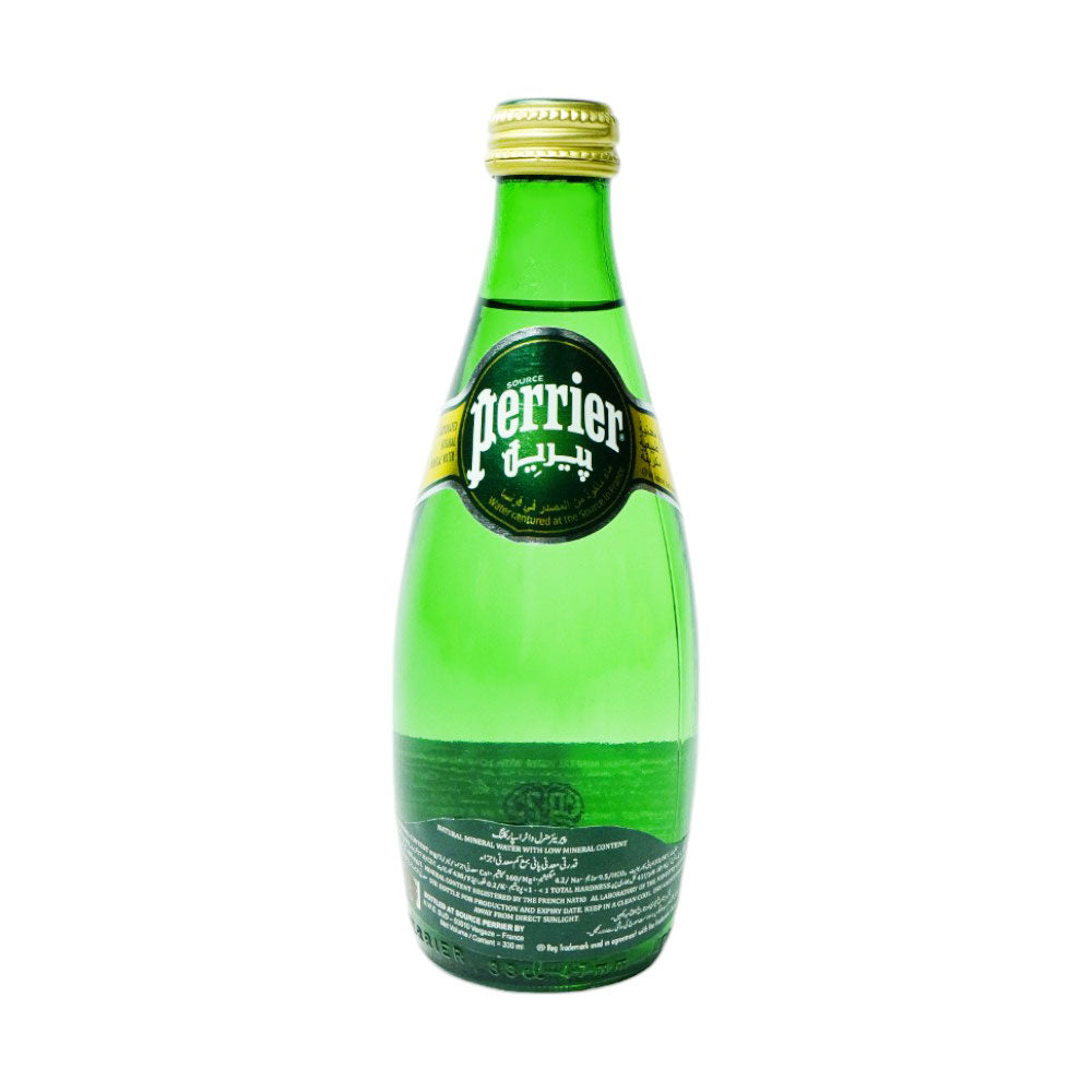 PERRIER MINERAL WATER NATURAL GLASS BOTTLE 330 ML