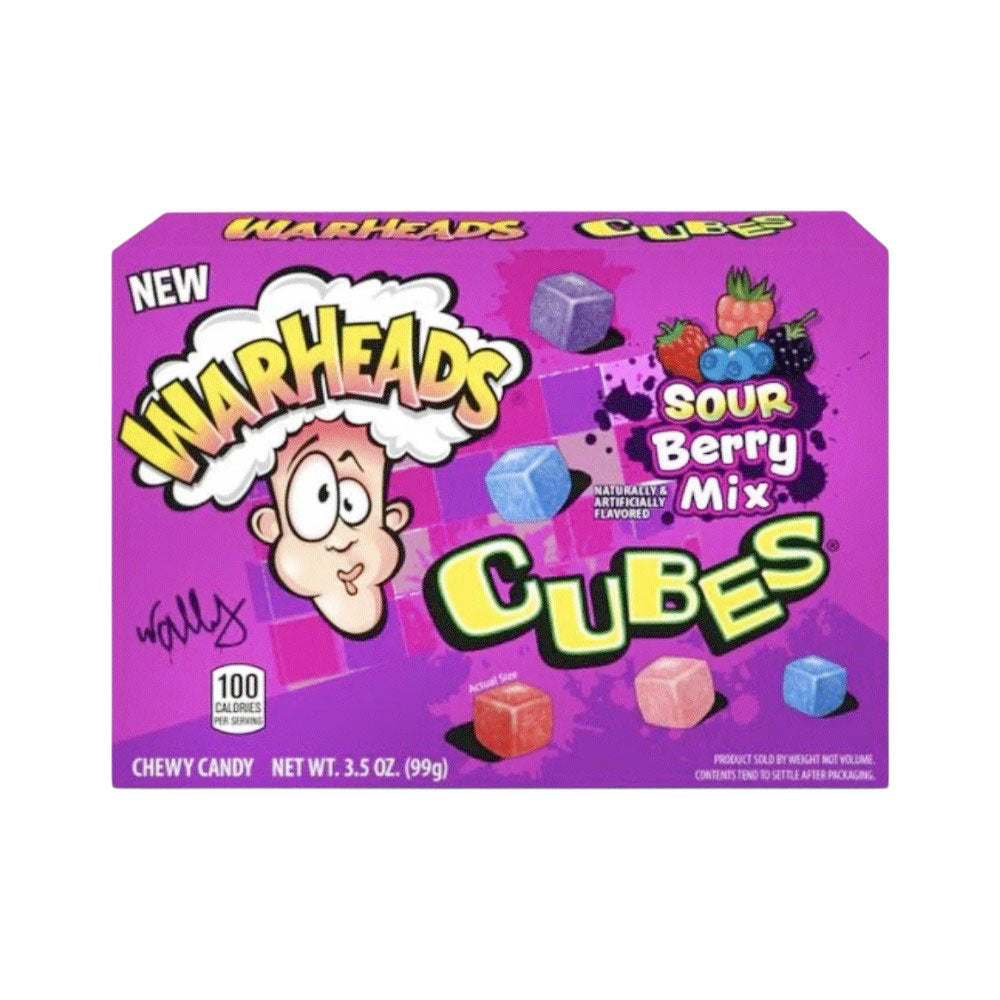 WARHEADS CUBES SOUR BERRY MIX 99 GM