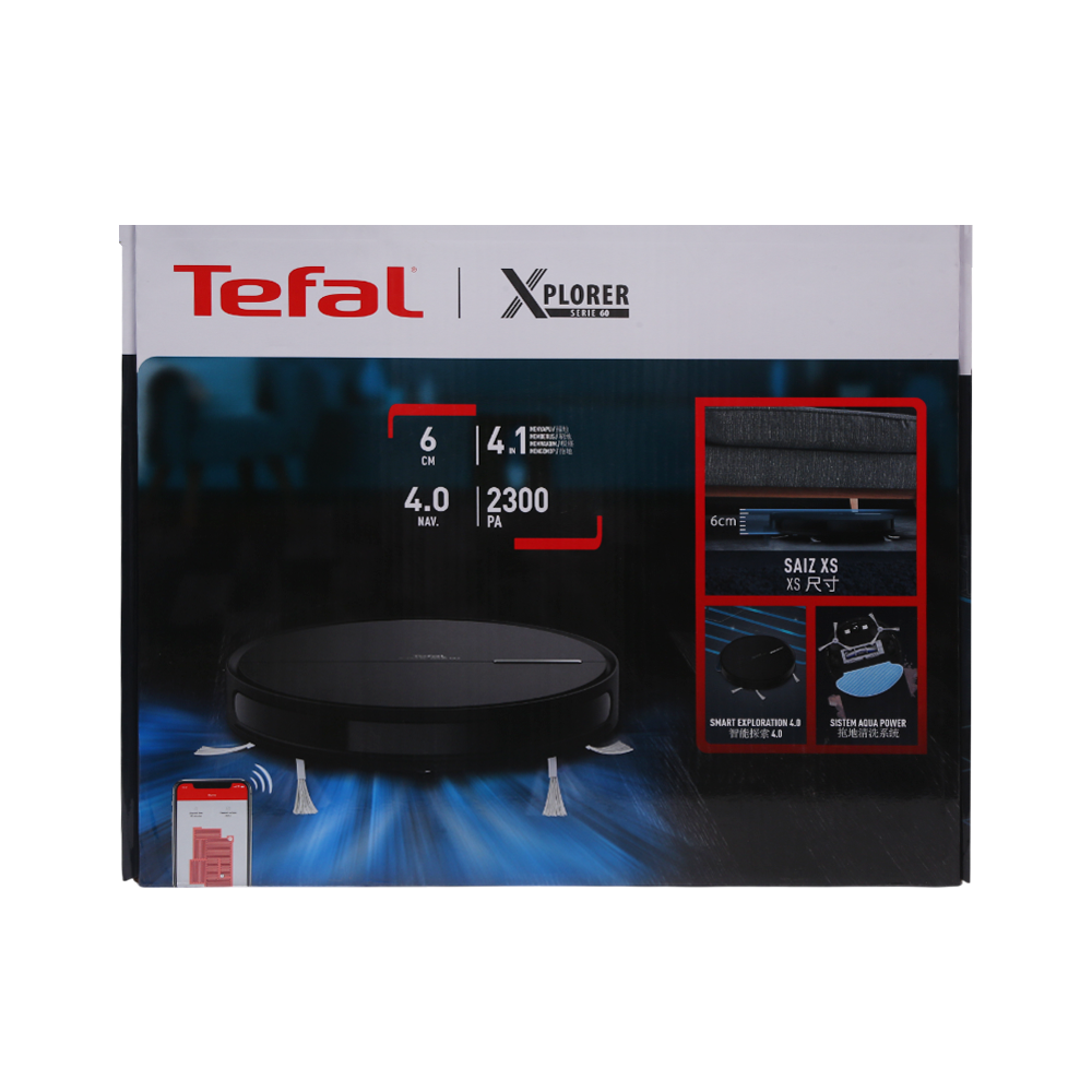 TEFAL ROBOT VACCUM RG744514