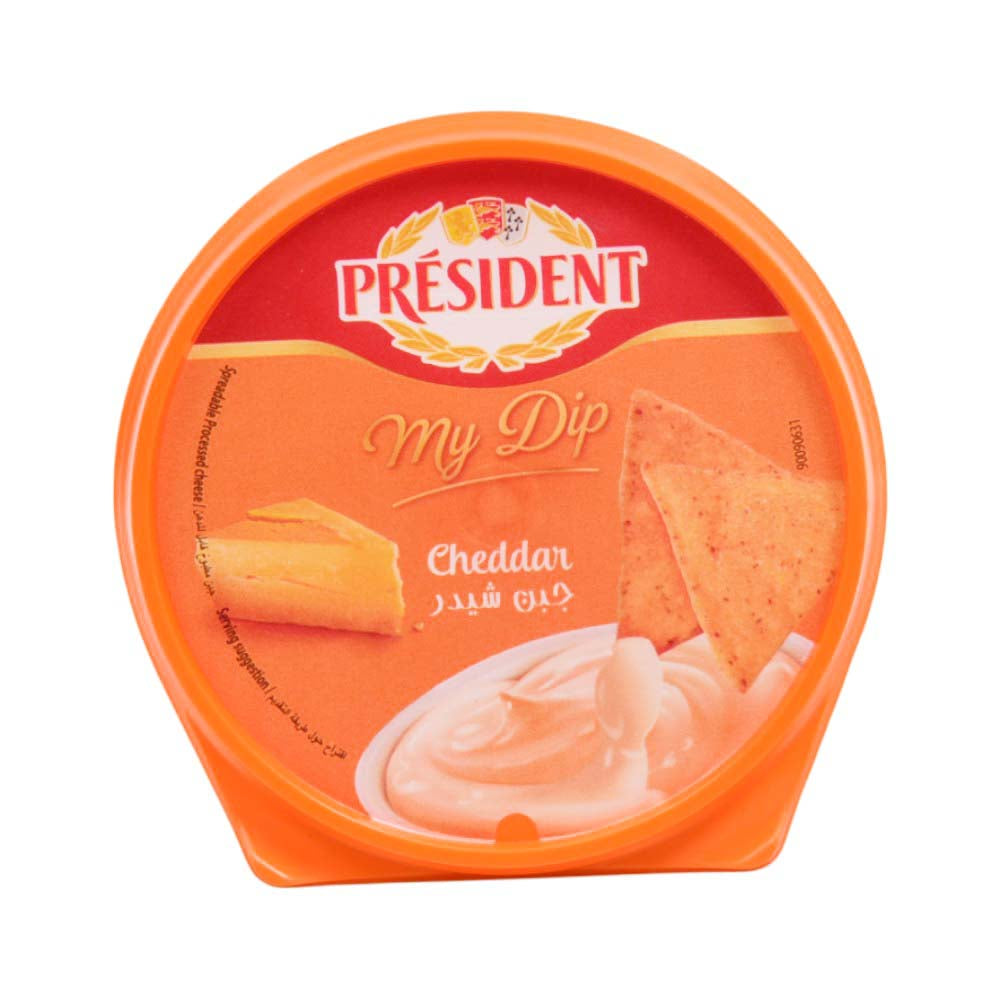 PRESIDENT MY DIP CHEDDAR 125GM