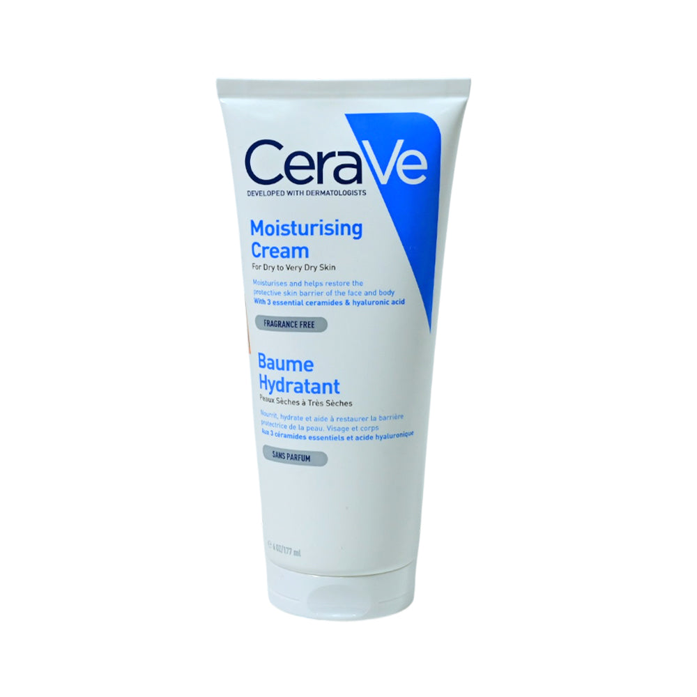 CERAVE MOISTURIZING CREAM FOR DRY TO VERY DRY SKIN TUBE 177M