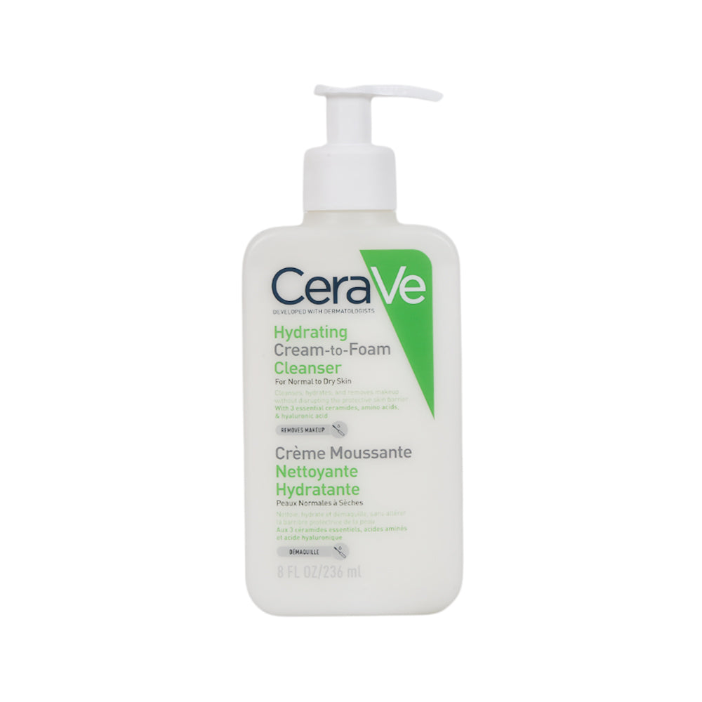 CERAVE HYDRATING CREAM TO FOAM CLEANSER 236ML