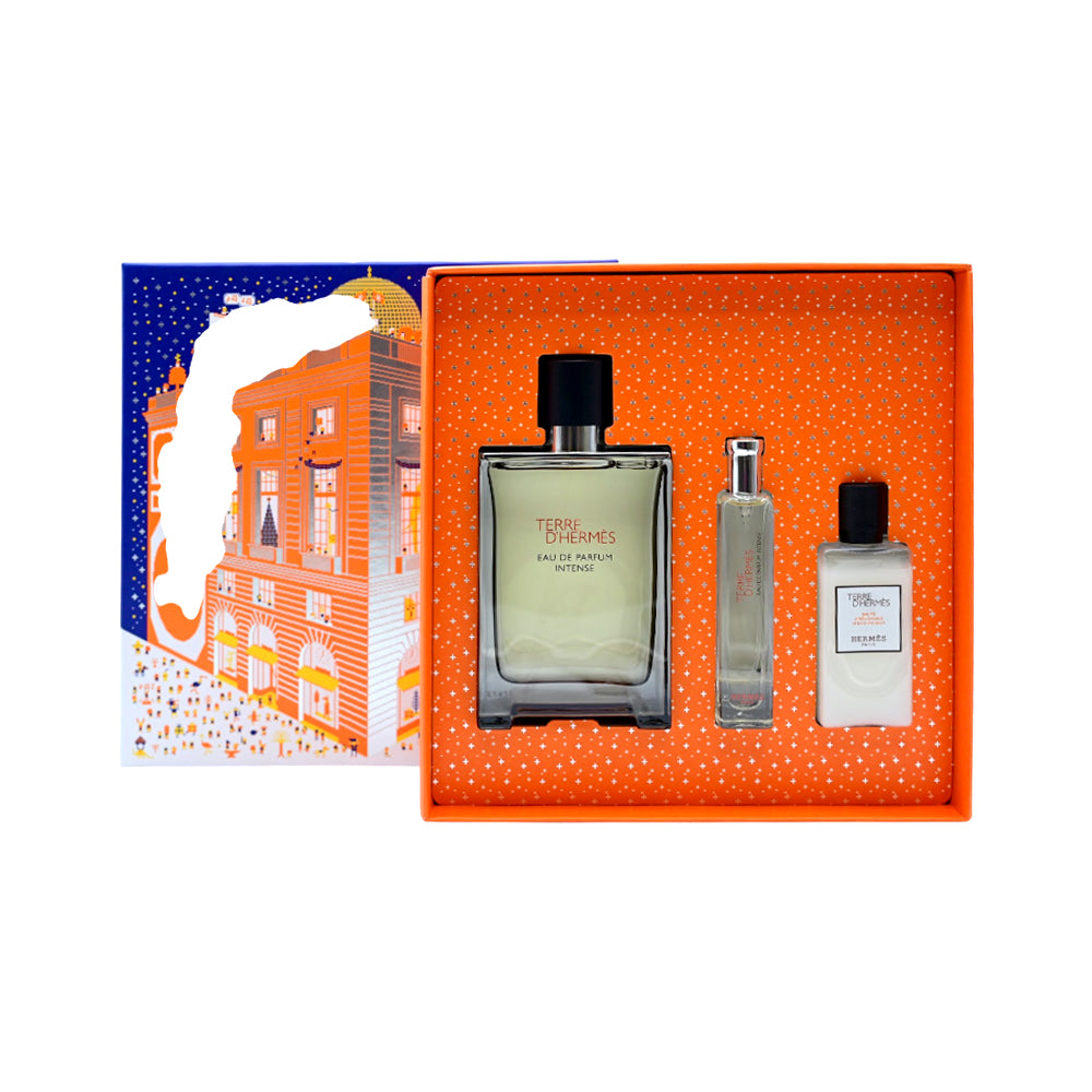 HERMES TERRE D HERMES INTENSE FOR MEN EDP 3PC GIFT SET