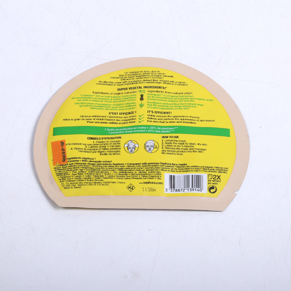 SEPHORA FACE MASK PINEAPPLE FACE MASK