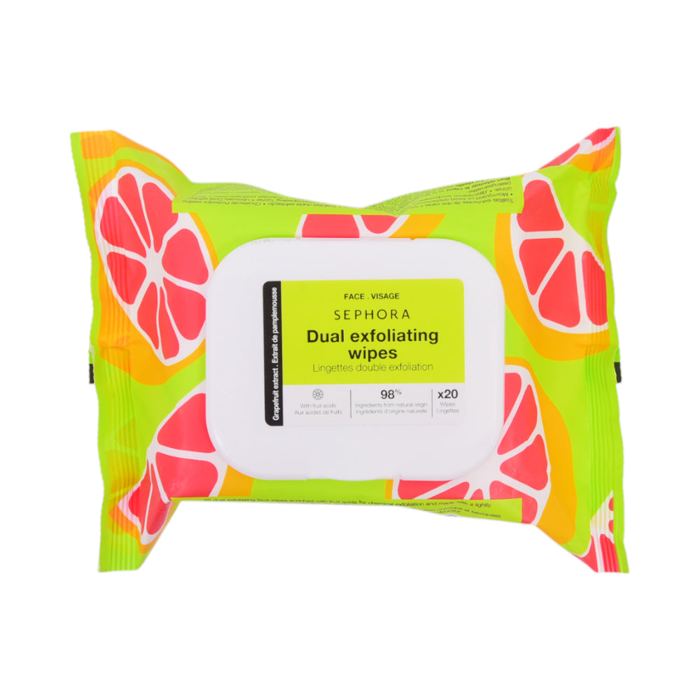 SEPHORA DUAL EXFOLIATING WIPES