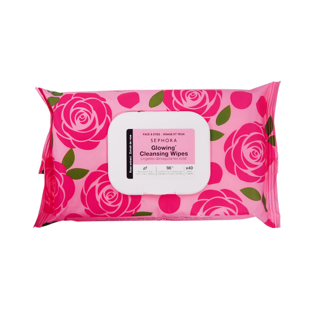 SEPHORA GLOWING CLEANSING 40 WIPES