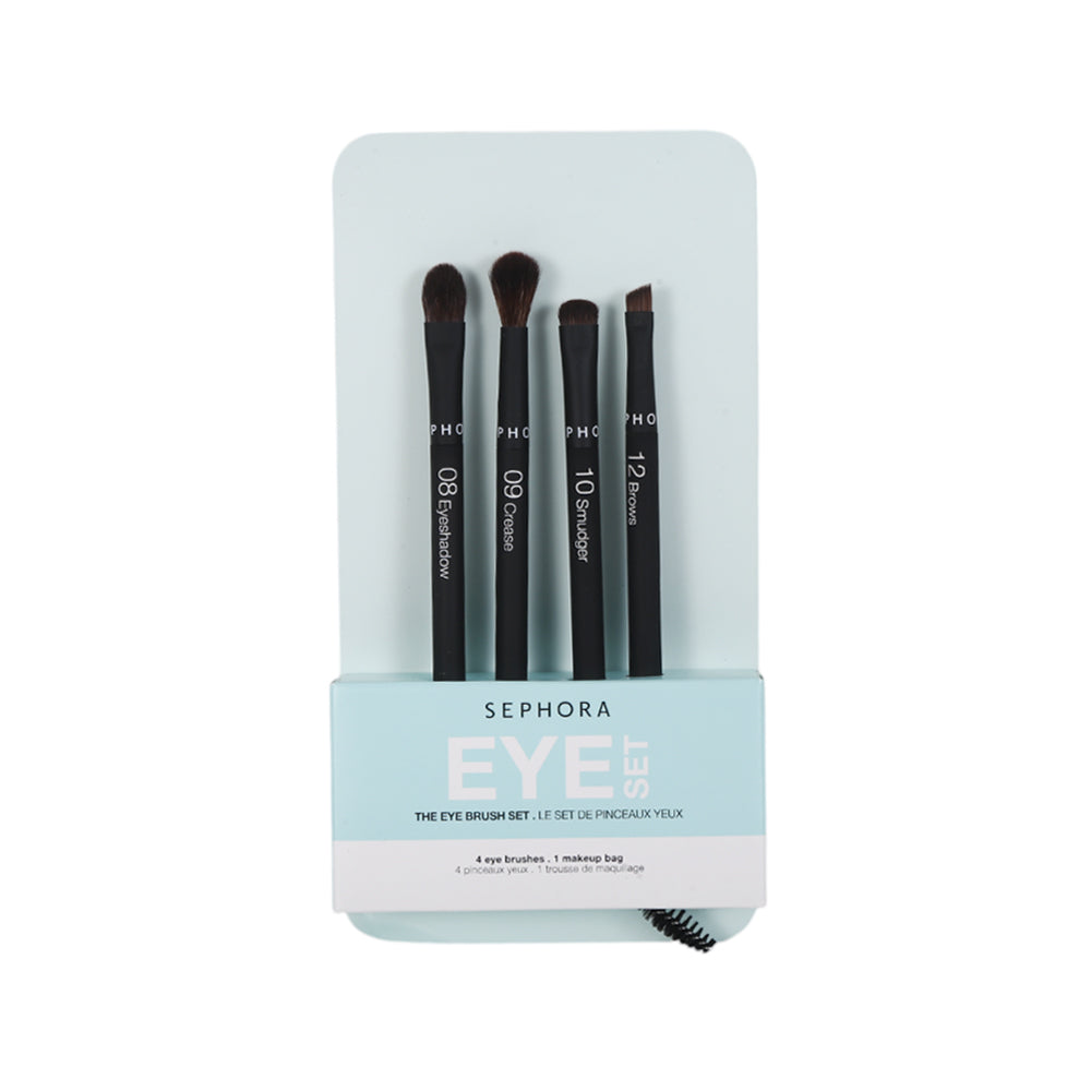 SEPHORA THE EYE BRUSH 4PC SET WITH BAG