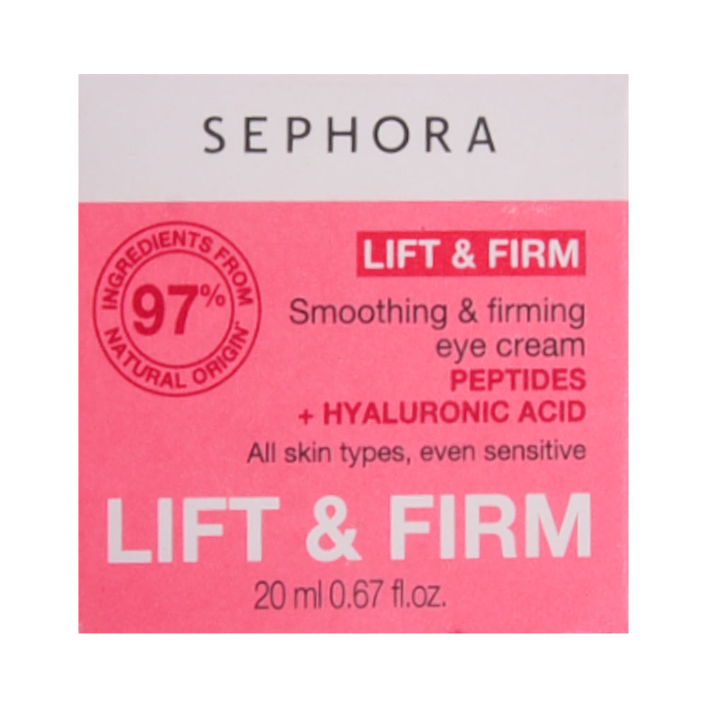 SEPHORA LIFT & FIRM SMOOTHING EYE CREAM 20ML
