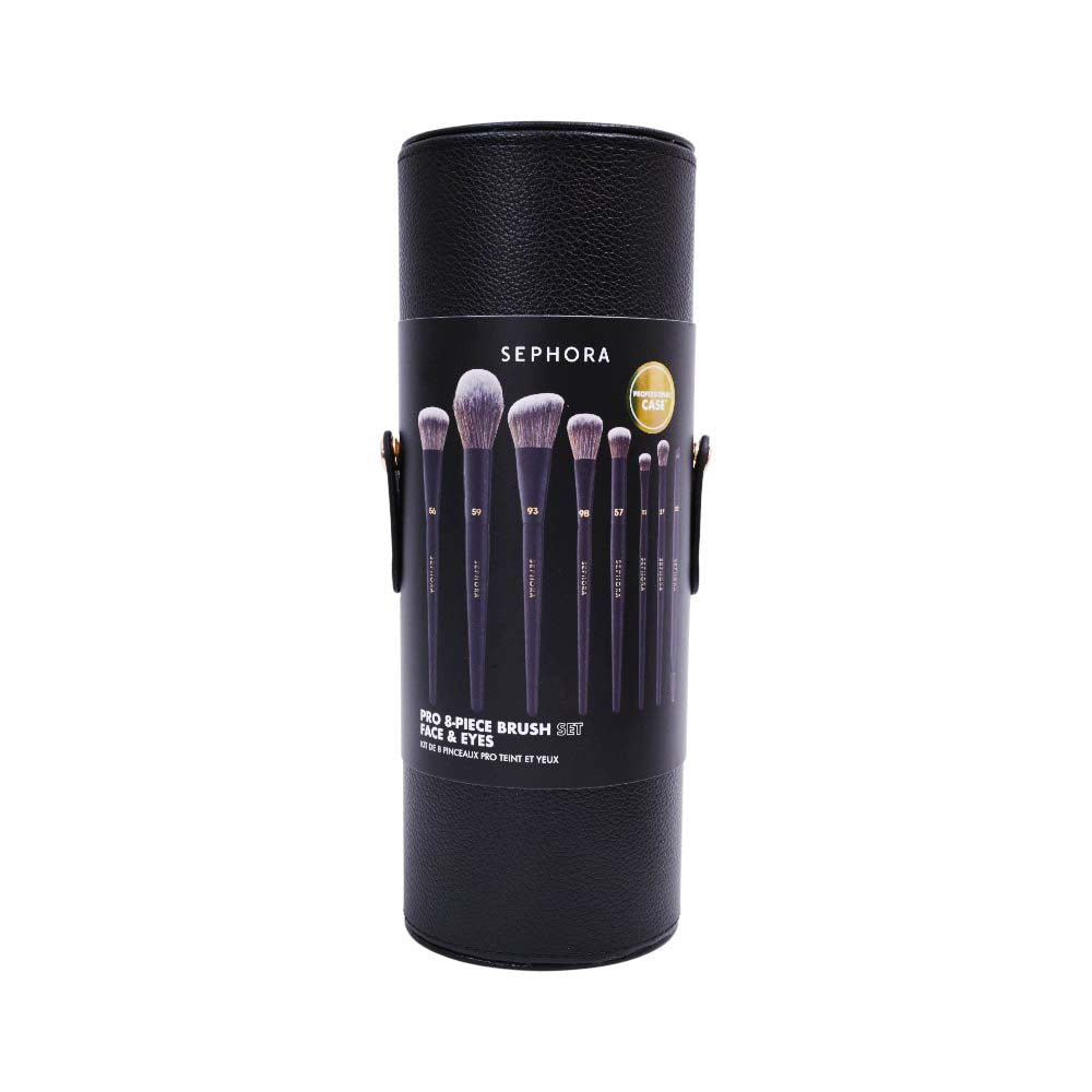 SEPHORA PRO 8-PCS FACE & EYES BRUSH KIT