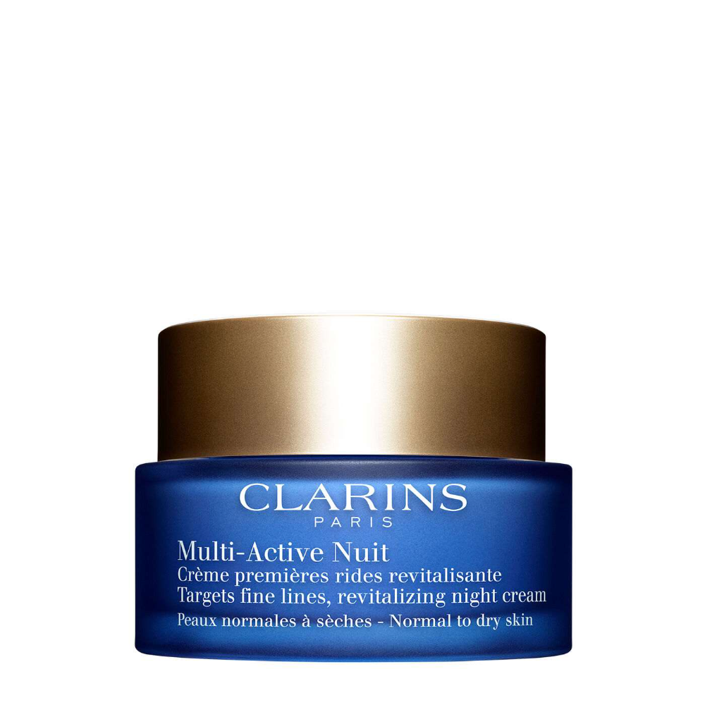 CLARINS MULTI ACTIVE NUIT TARGETS FINE LINES REVITALIZING NI