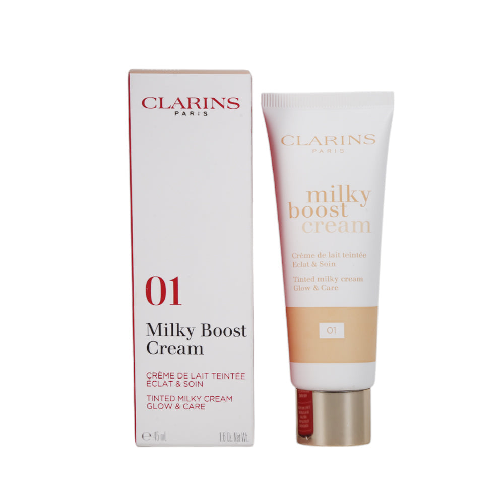 CLARINS MILKY BOOST FOUNDATION 01 45ML