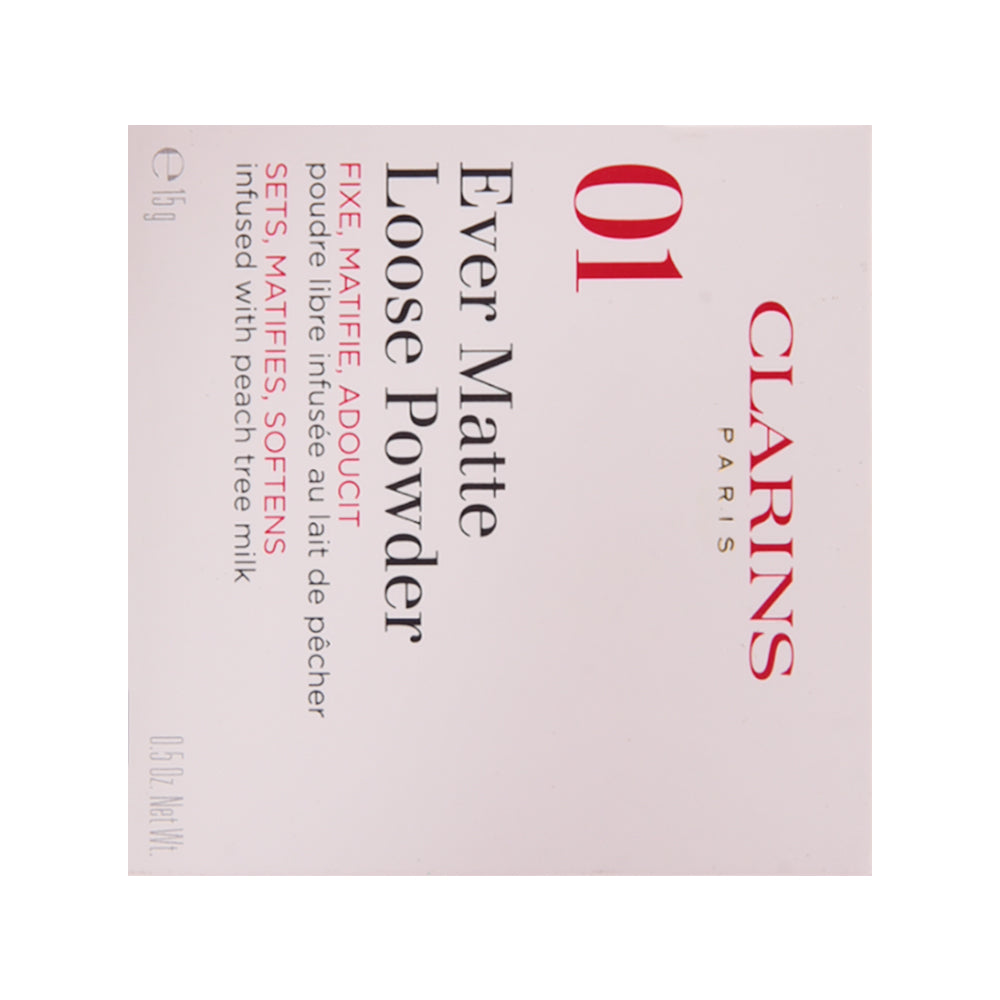 CLARINS MAKEUP FOUNDATION EVER MATTE LOOSE POWDER 01 15GM
