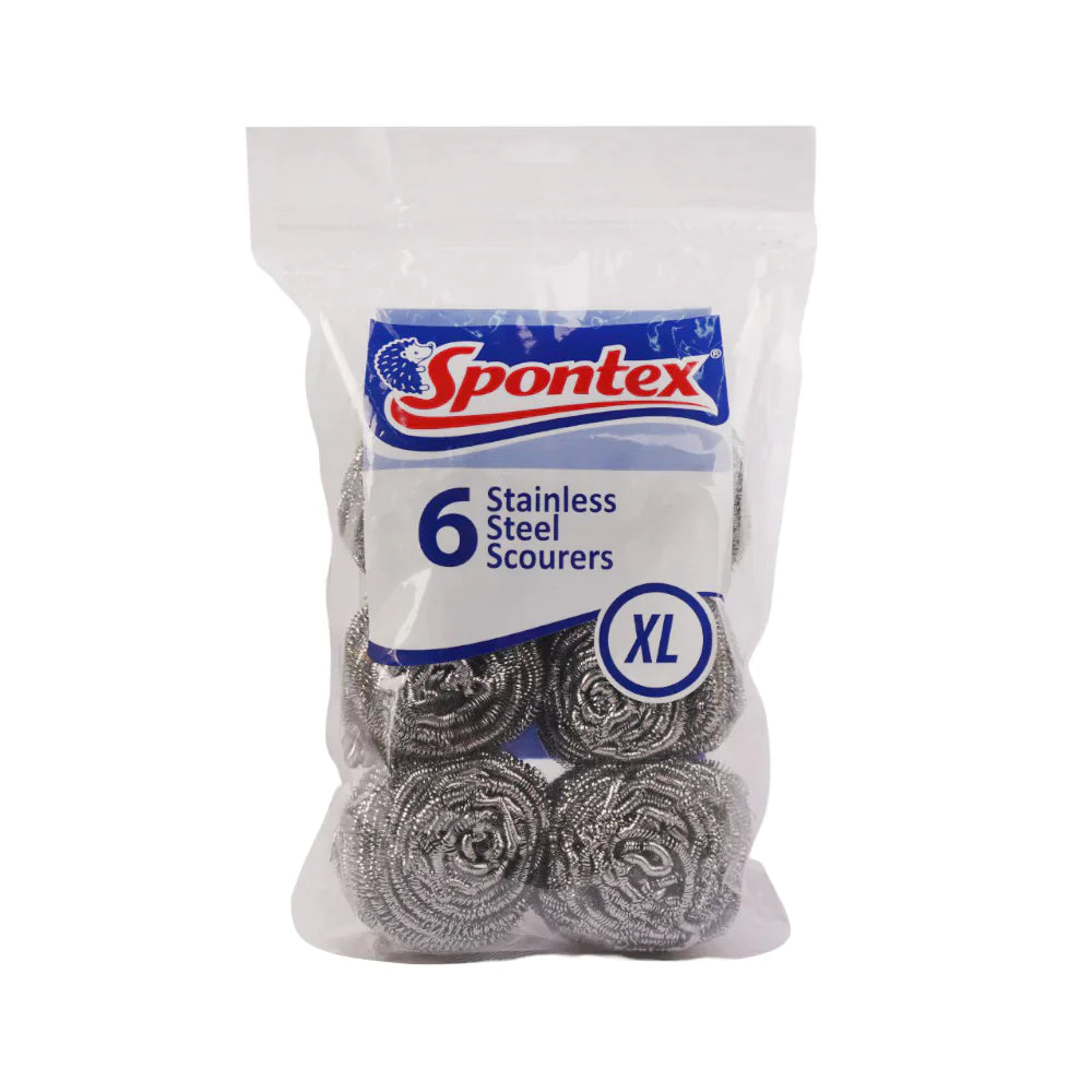 SPONTEX SPIRAL STEEL 6 PACK