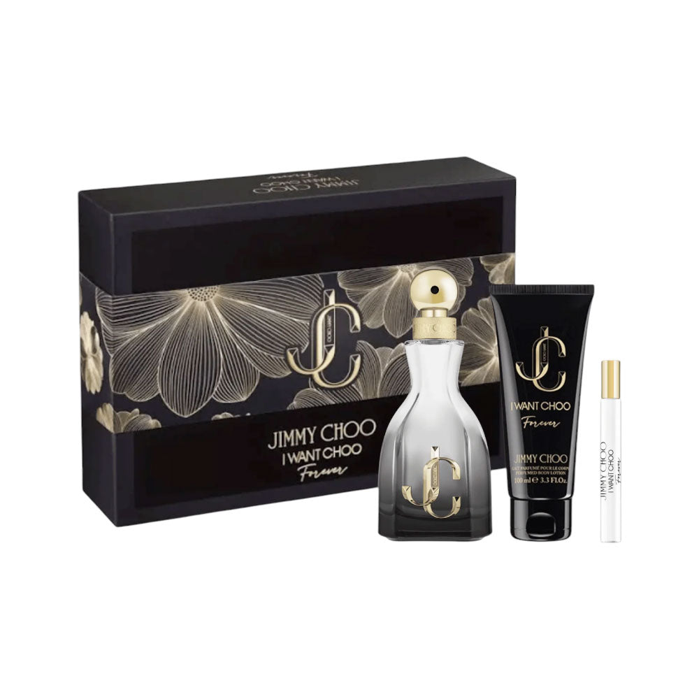 JIMMY CHOO I WANT CHOO FOREVER FOR WOMEN 3PC GIFT SET