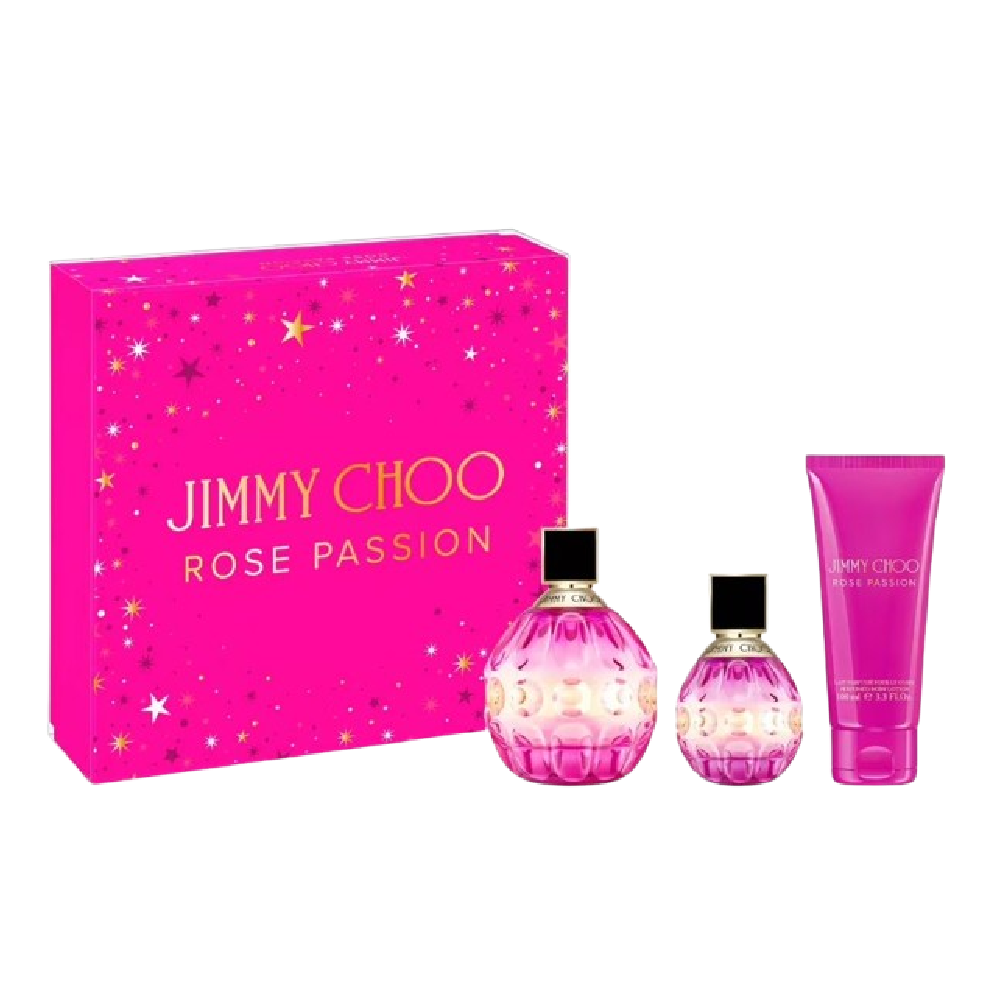 JIMMY CHOO ROSE PASSION FOR WOMEN 3 PCS GIFT SER
