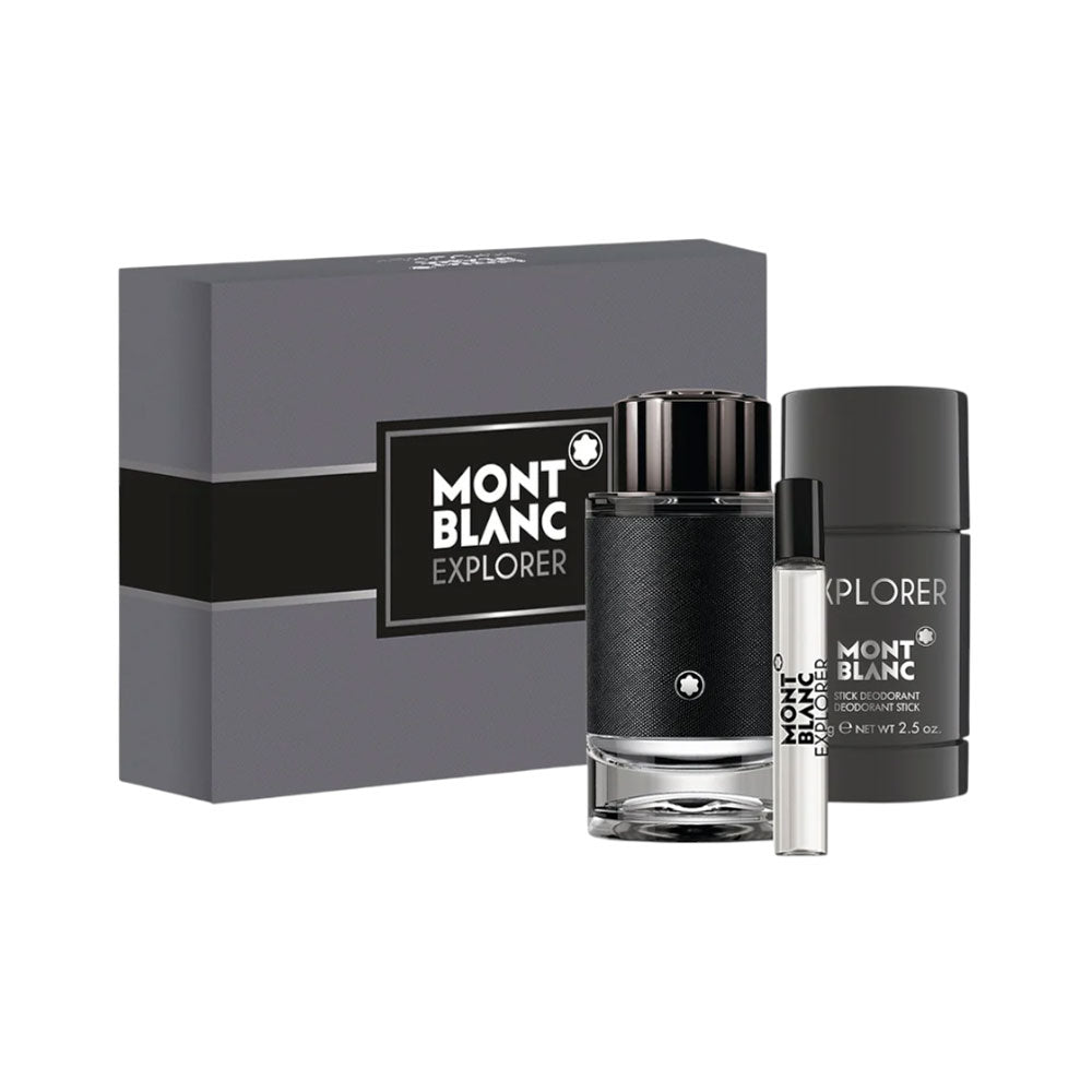 MONT BLANC EXPLORER POUR HOMME 3PC GIFT SET