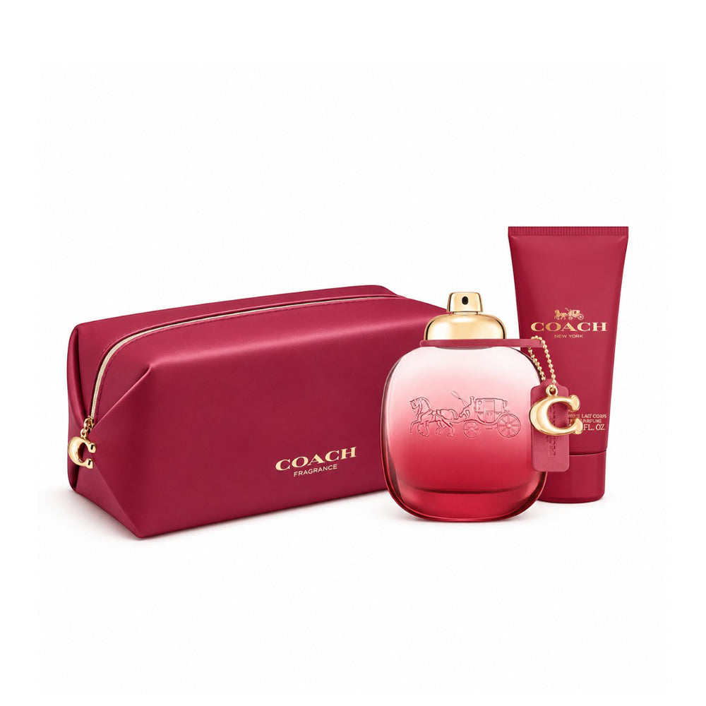 COACH NEW YORK WILD ROSE FOR WOMEN  3PC GIFT SET