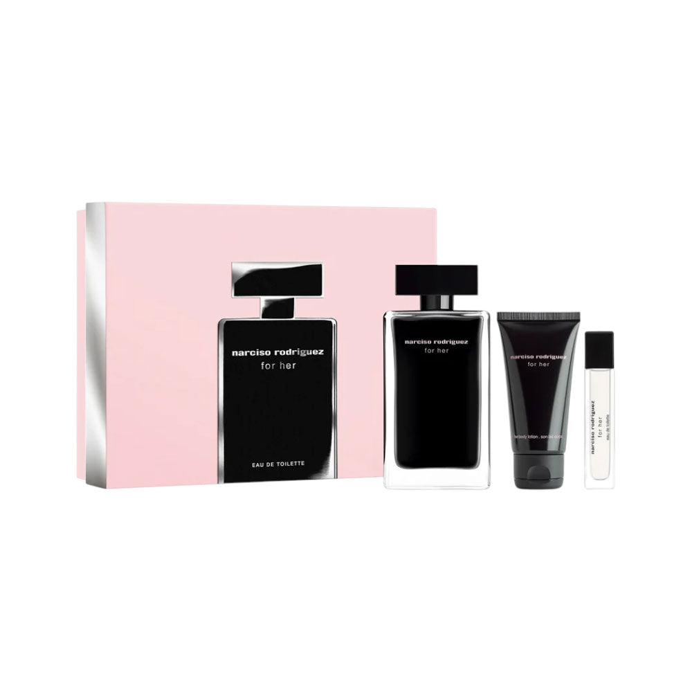 NARCISO RODRIGUEZ FOR WOMEN EDT 3PC GIFT SET