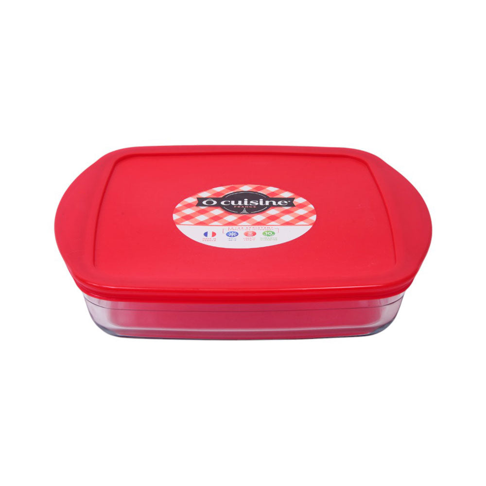 DISH OCUISINE SQUARE WITH LID 209PC00/1645