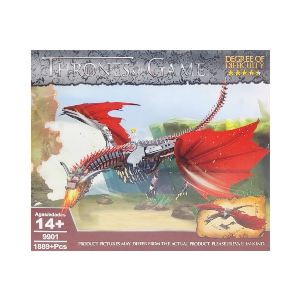 9901 LPN THRONESS OF GAME BLOCKS RED 19901