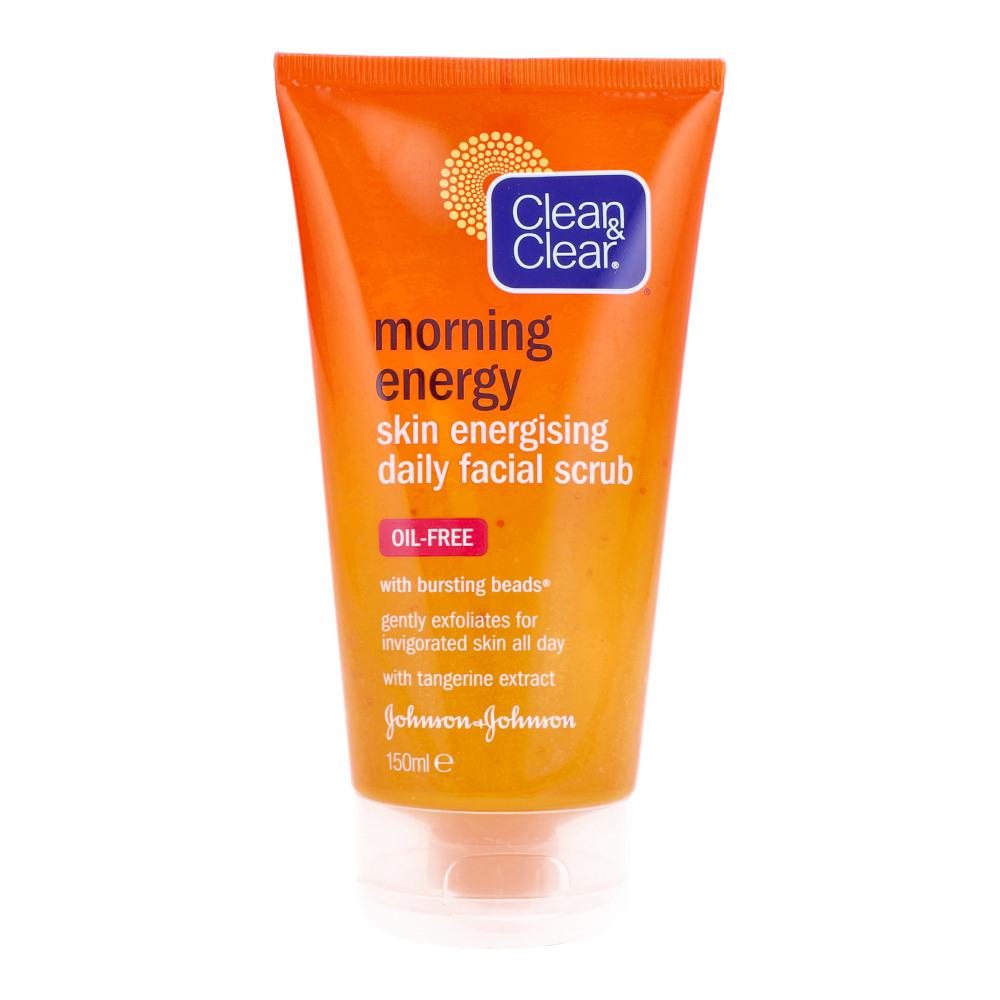 CLEAN & CLEAR MORNING ENERGY DAILY FACIAL SCRUB SKIN ENERGIZ