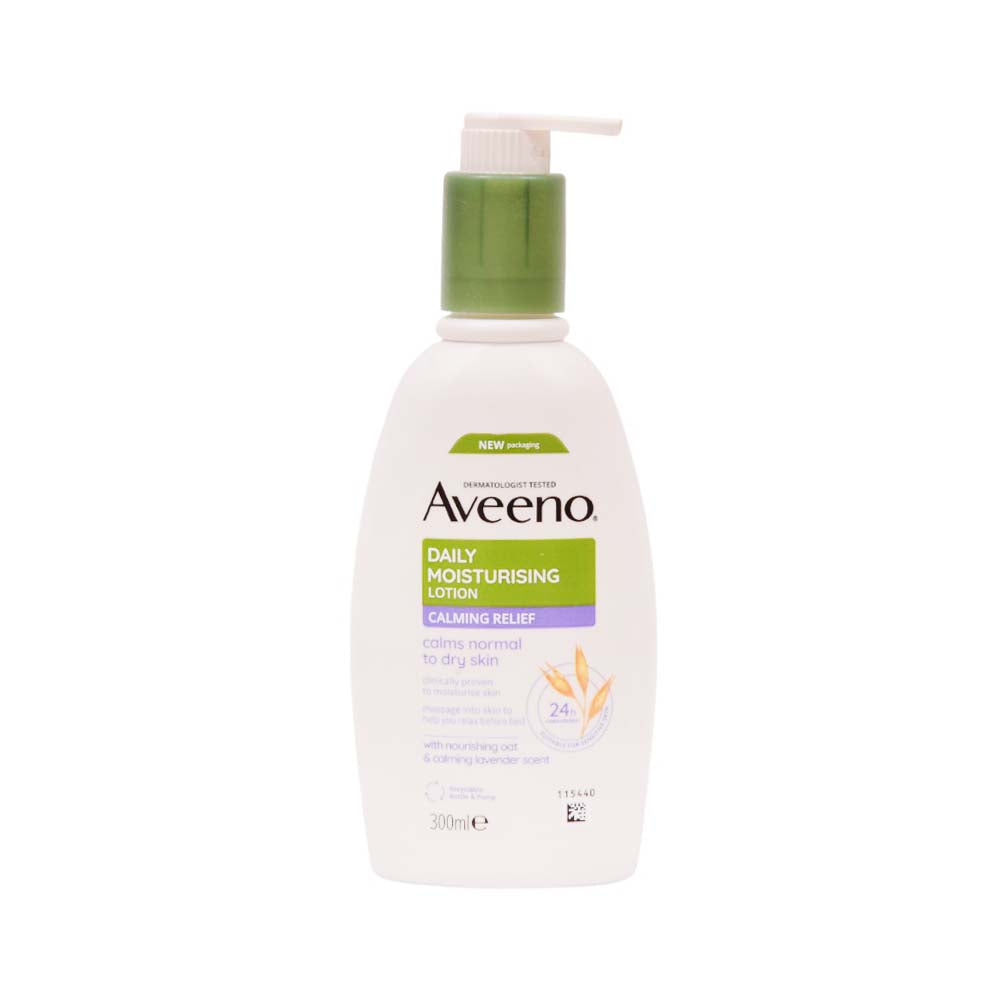 AVEENO DAILY MOISTURISING CALMING RELIEF TO DRY SKIN 300ML