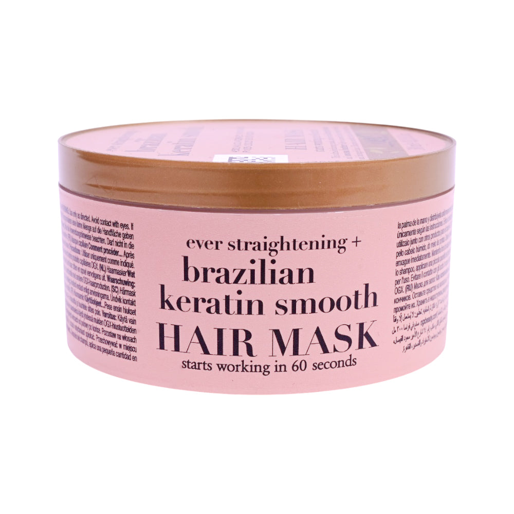 OGX BRAZILIAN KERATIN SMOOTH HAIR MASK 300ML
