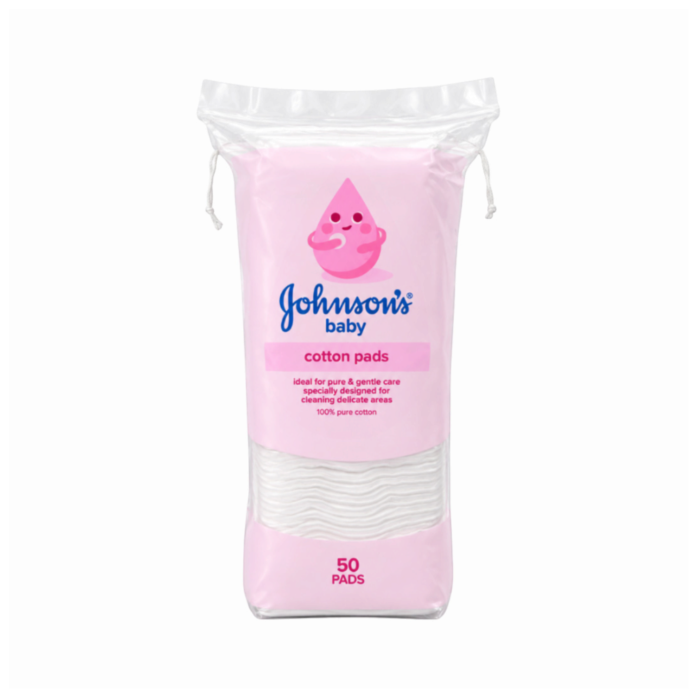 JOHNSON BABY COTTON PADS IDEAL FOR PURE 50 PADS