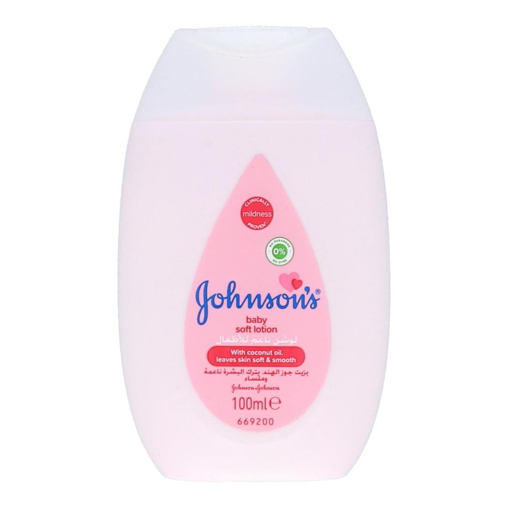 JOHNSONS BABY LOTION SOFT WITH COCONUT OIL 100 ML