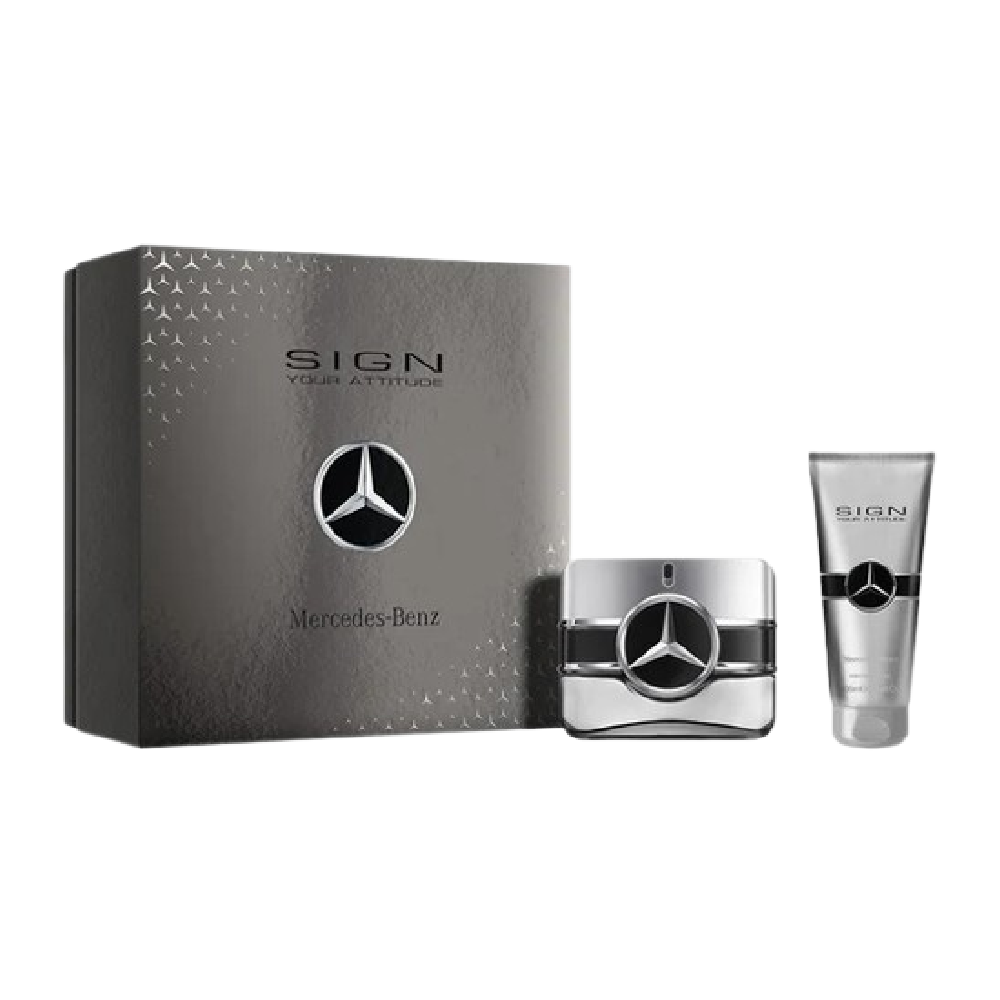 MERCEDEZ BENZ SIGN YOUR ATTITIDE FOR MEN 2PC GIFT SET
