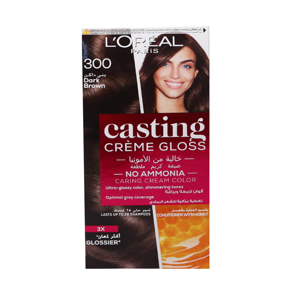 LOREAL CASTING CREME GLOSS DARK BROWN 300 PC