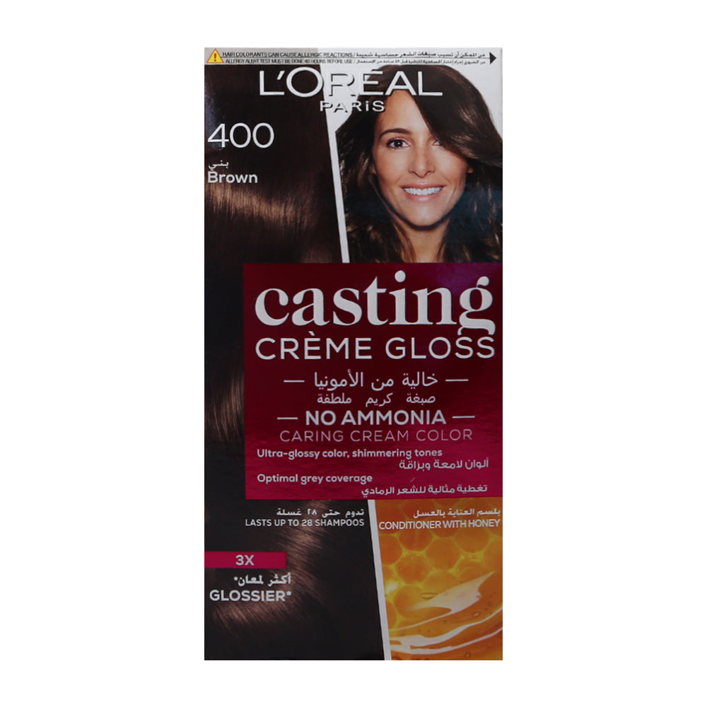 LOREAL CASTING CREME GLOSS BROWN 400 PC
